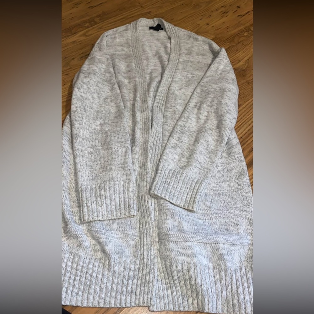 GAP Light Gray Knit Cardigan